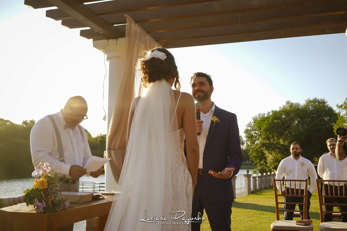 cerimomia de casamento feita pelo pai
