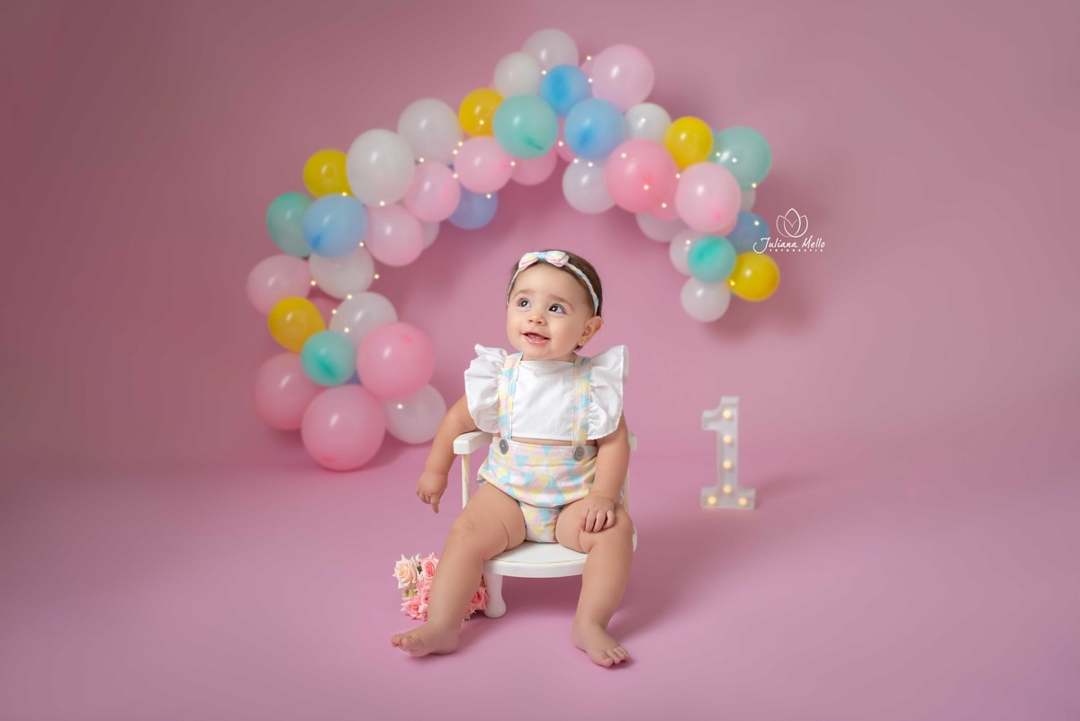 Ensaio Smash the cake bebê Juliana Mello fotografia