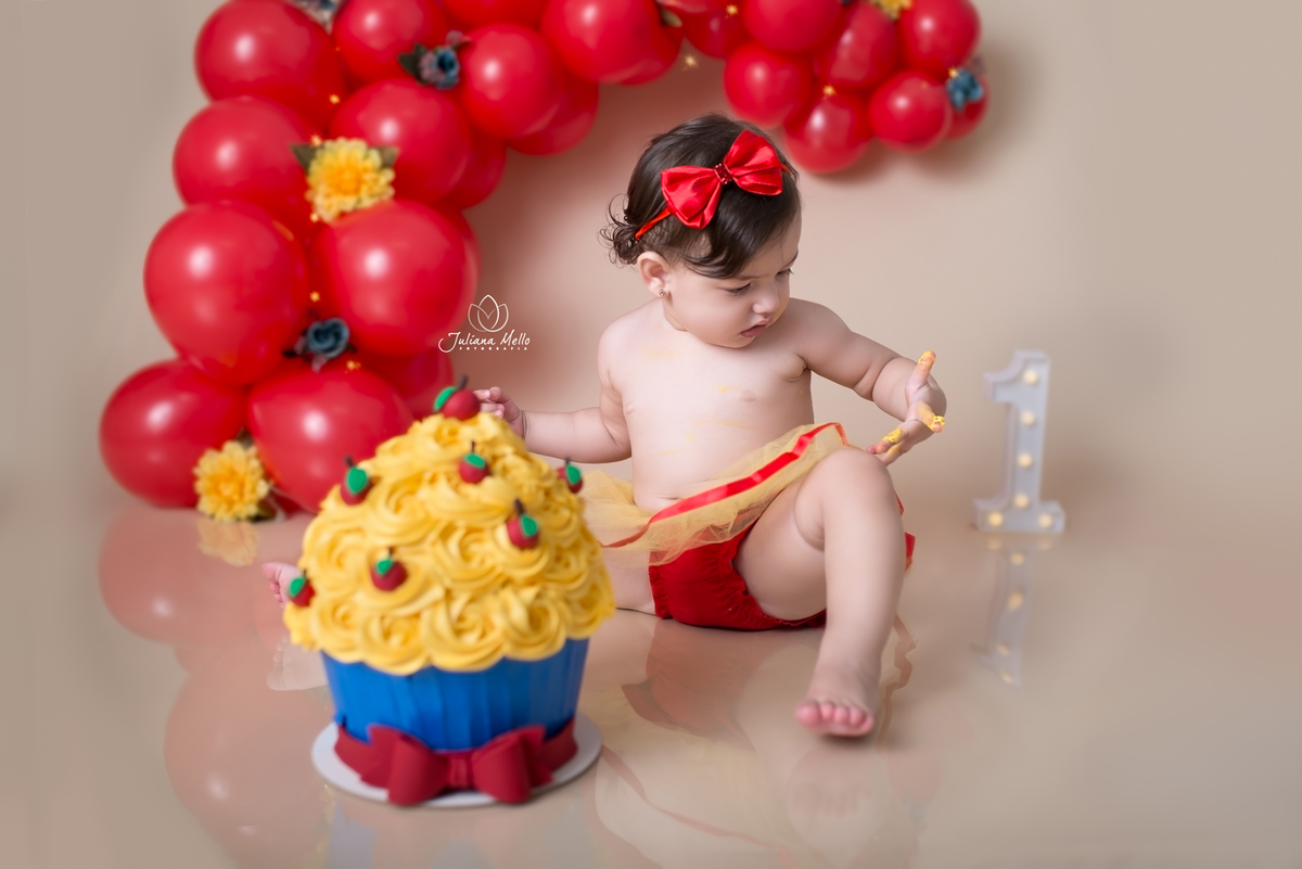 Ensaio Smash the cake bebê Juliana Mello fotografia