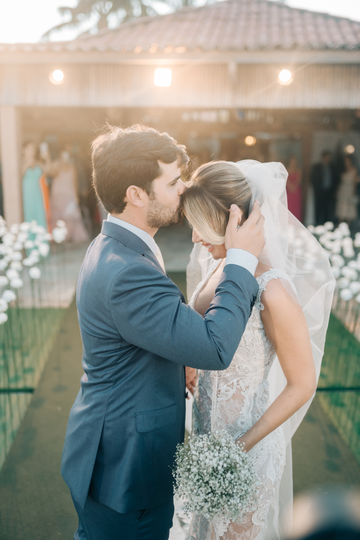 Primeiro encontro dos noivos.