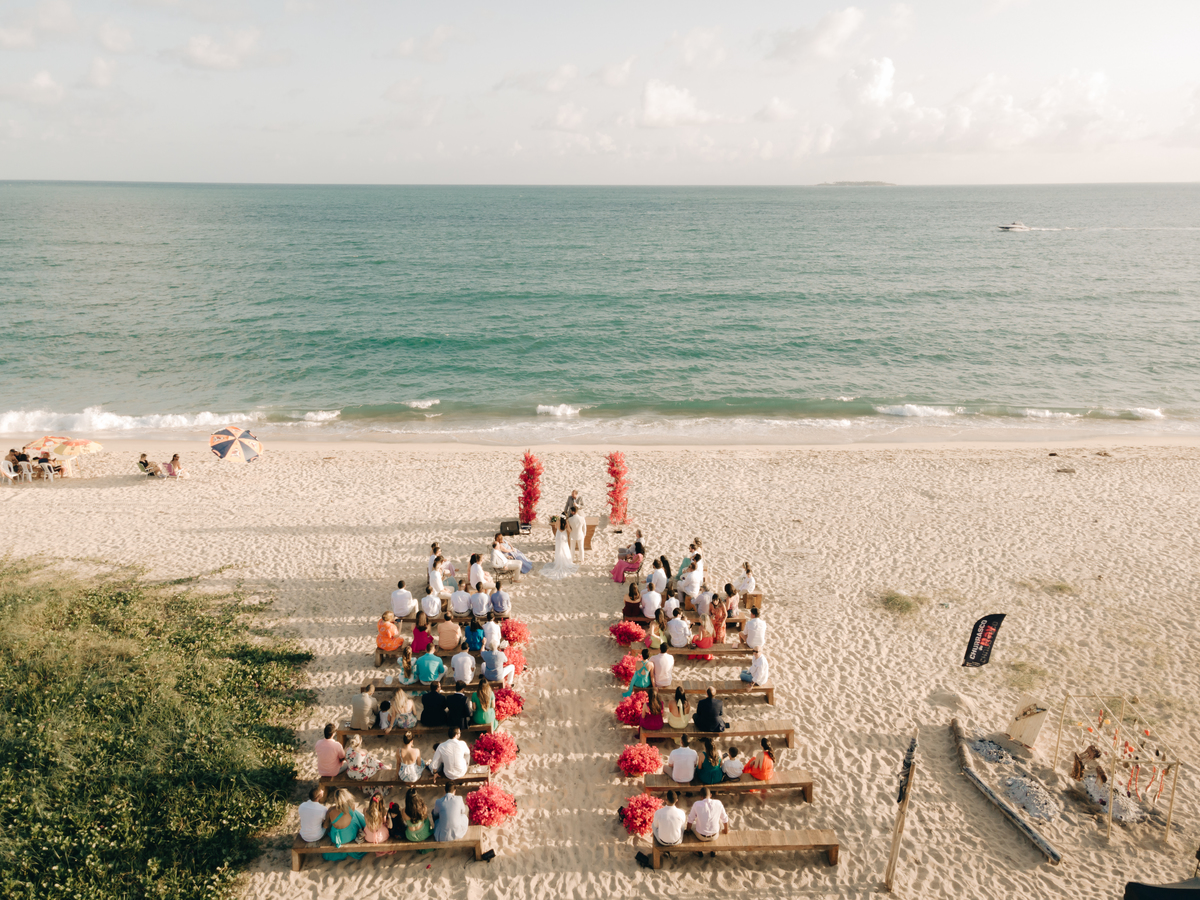 Casamento na praia de Serrambi