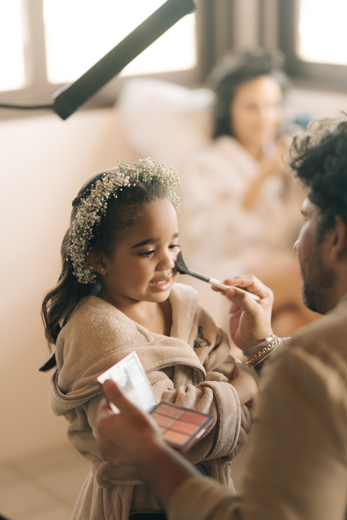 Daminha linda no casamento