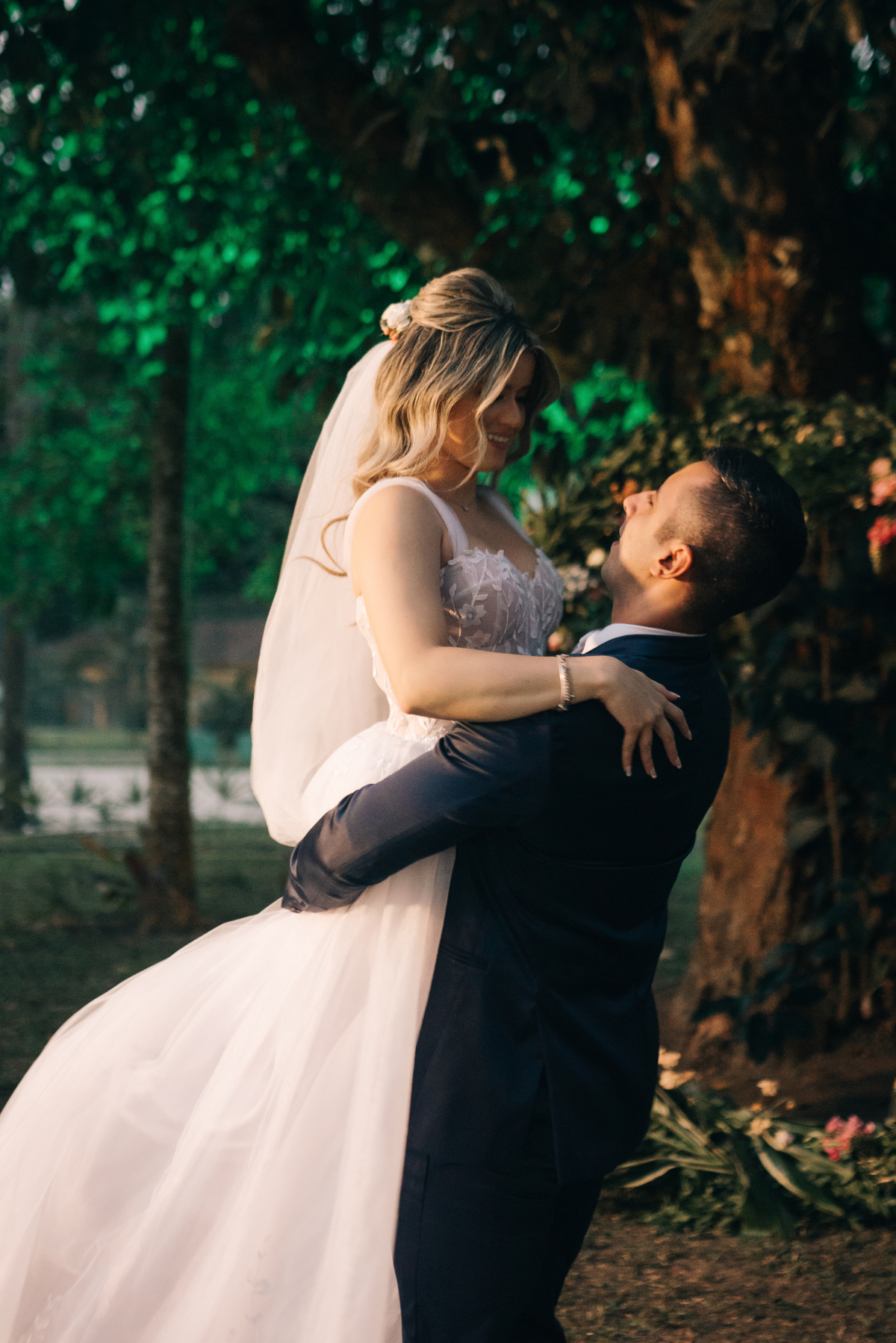 Sessão de fotos da noiva.