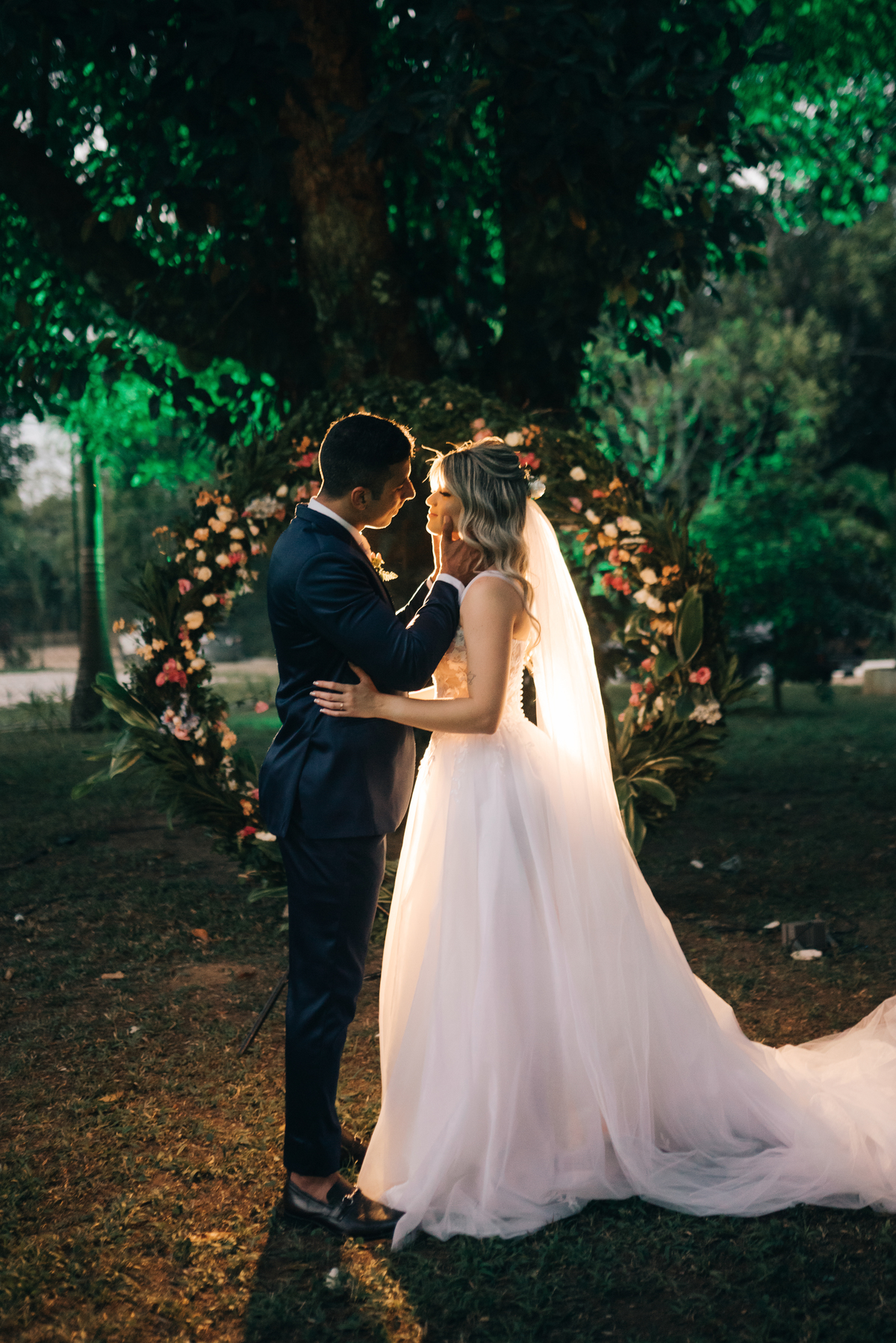 Sessão de fotos da noiva.