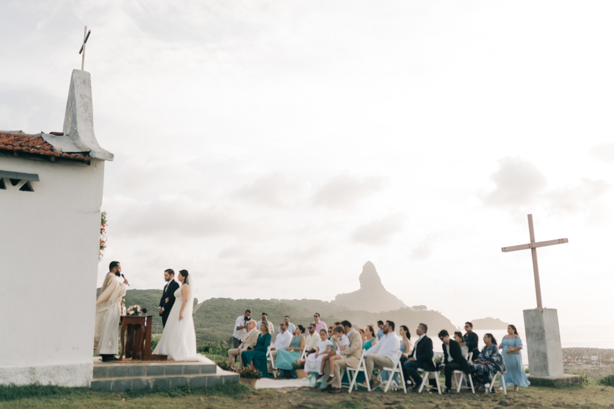 Casamento em Fernando de Noronha.