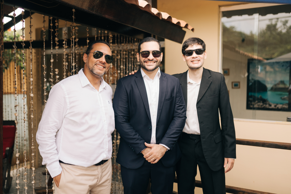 Making of do noivo em Fernando de Noronha.