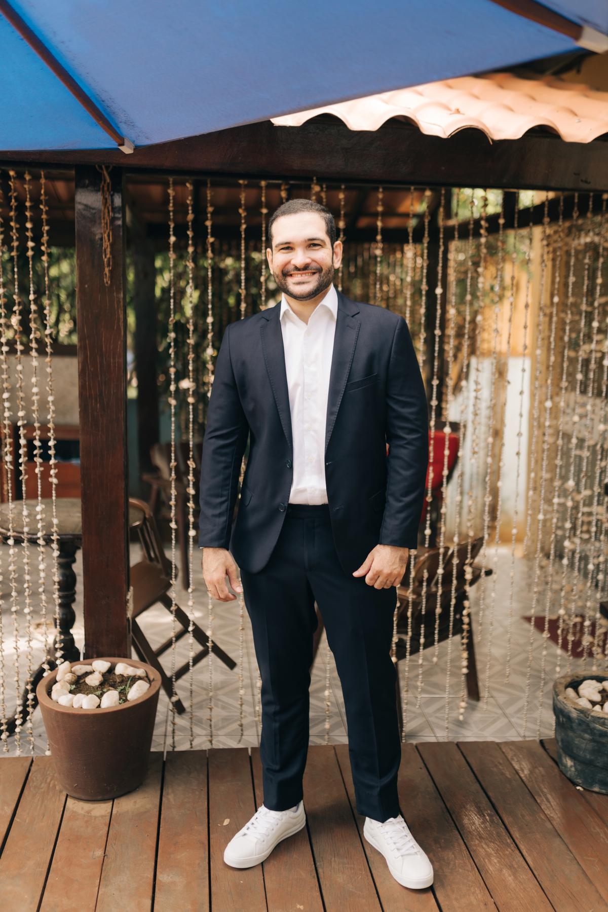 Making of do noivo em Fernando de Noronha.