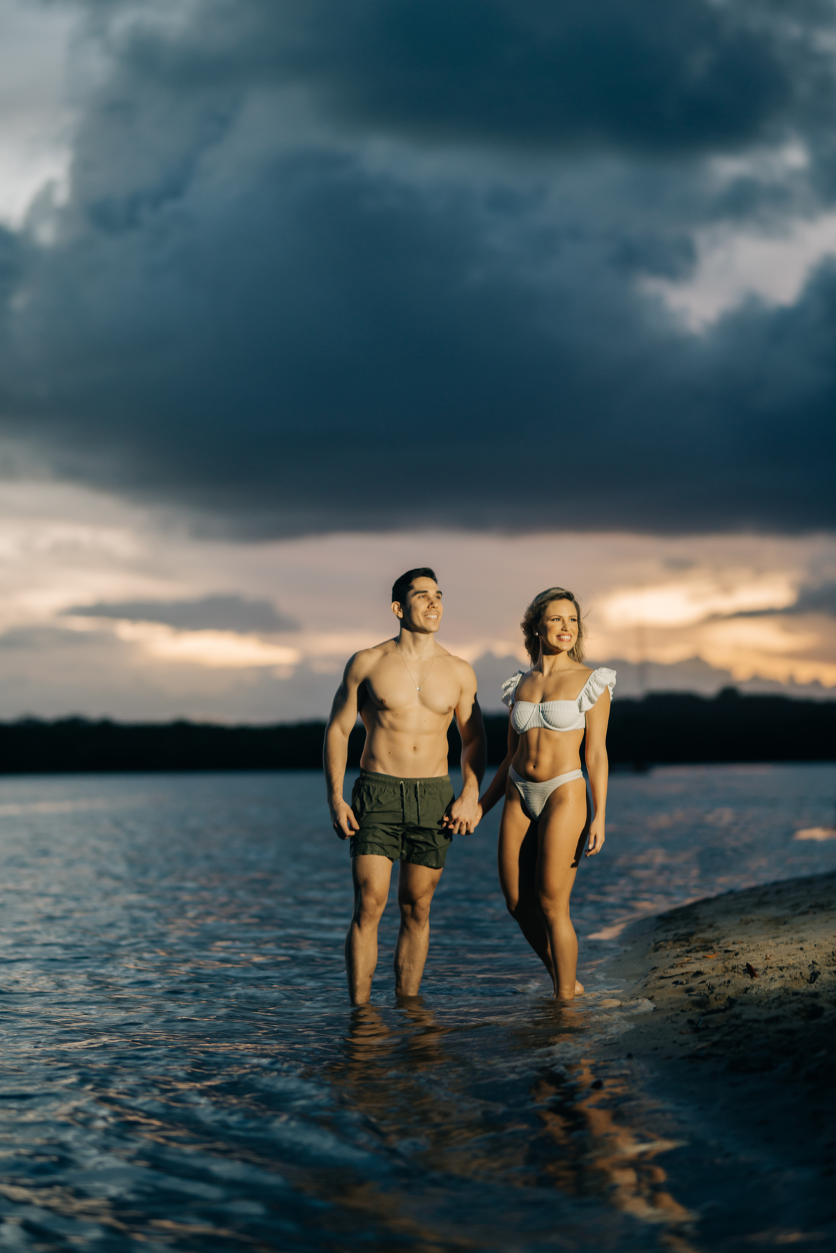 Ensaio pré casamento na praia.