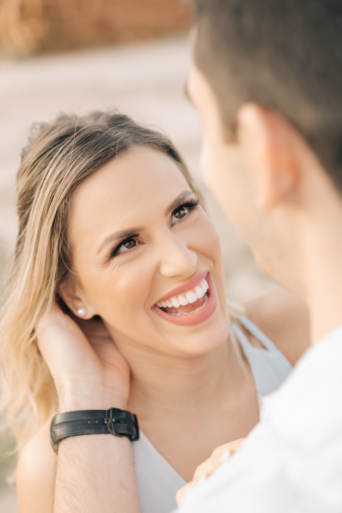Ensaio pré casamento na praia.