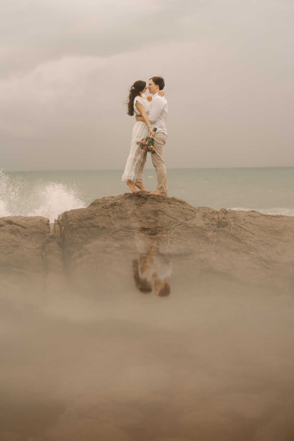 Ensaio pré wedding na ilha de santo Aleixo.