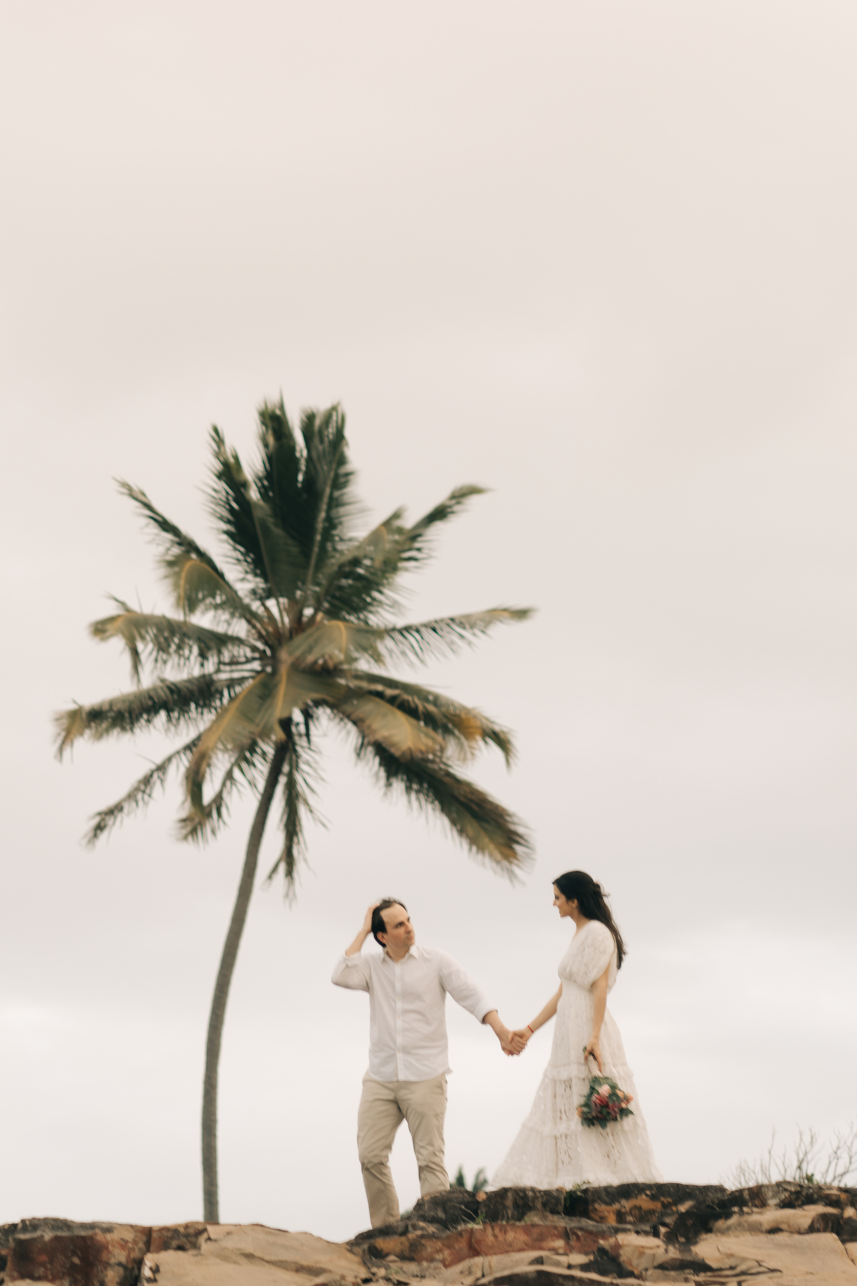 Ensaio pré wedding na ilha de santo Aleixo.