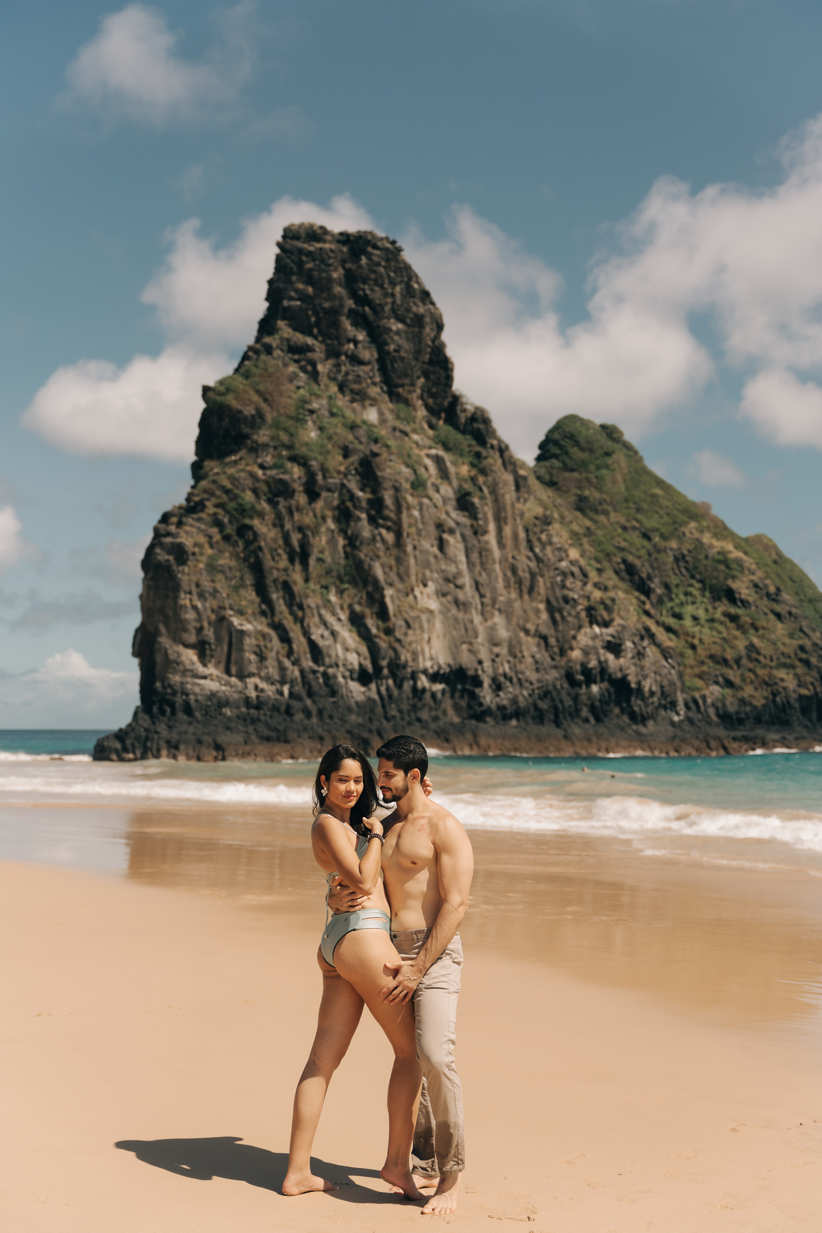 Ensaio de casal em Noronha.