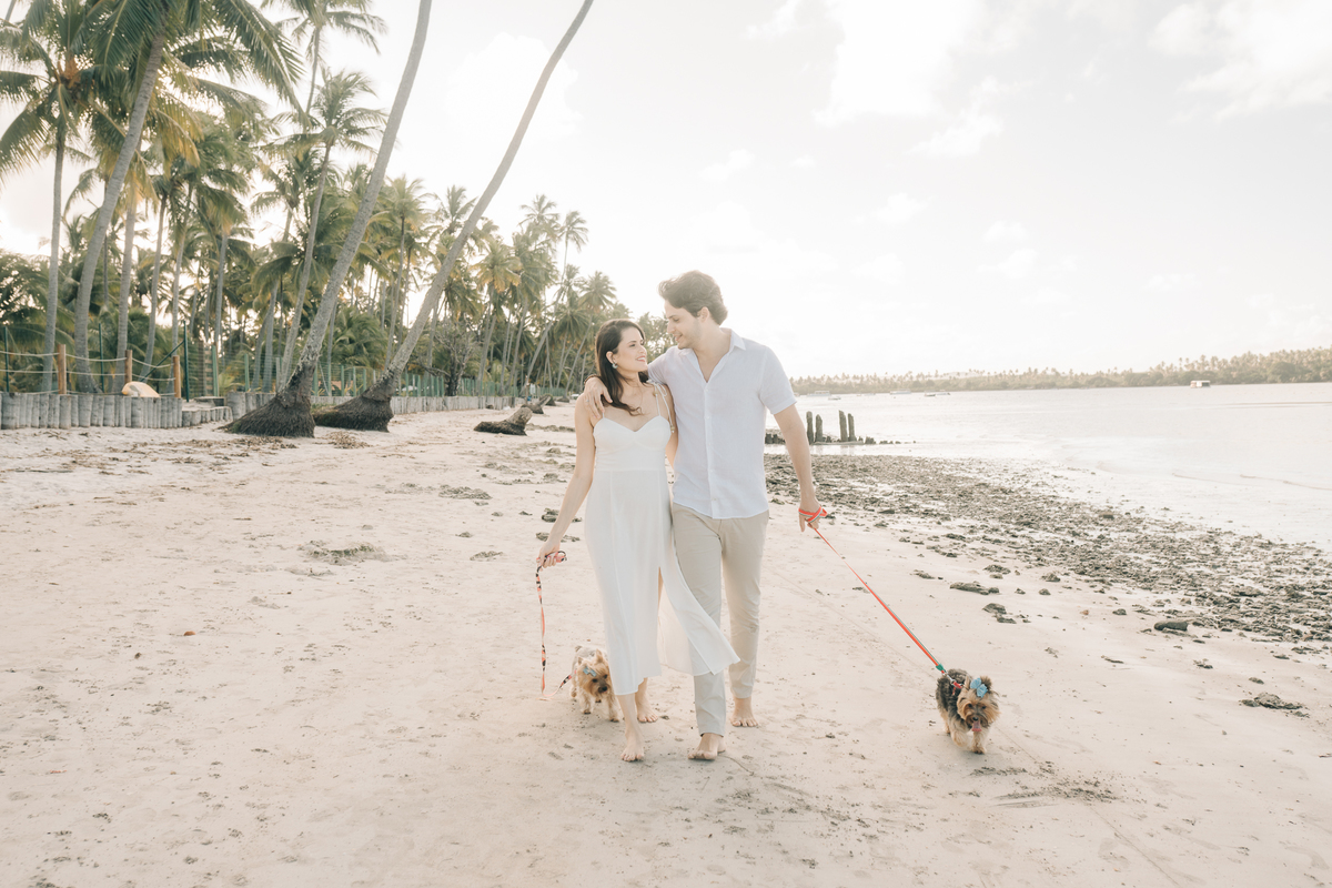 Ensaio de casal com pets