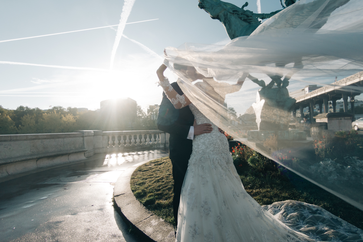 Ensaio de casal em Paris.