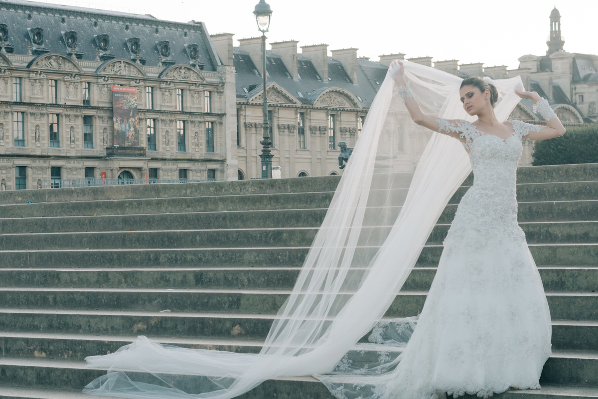 Ensaio de casal em Paris.