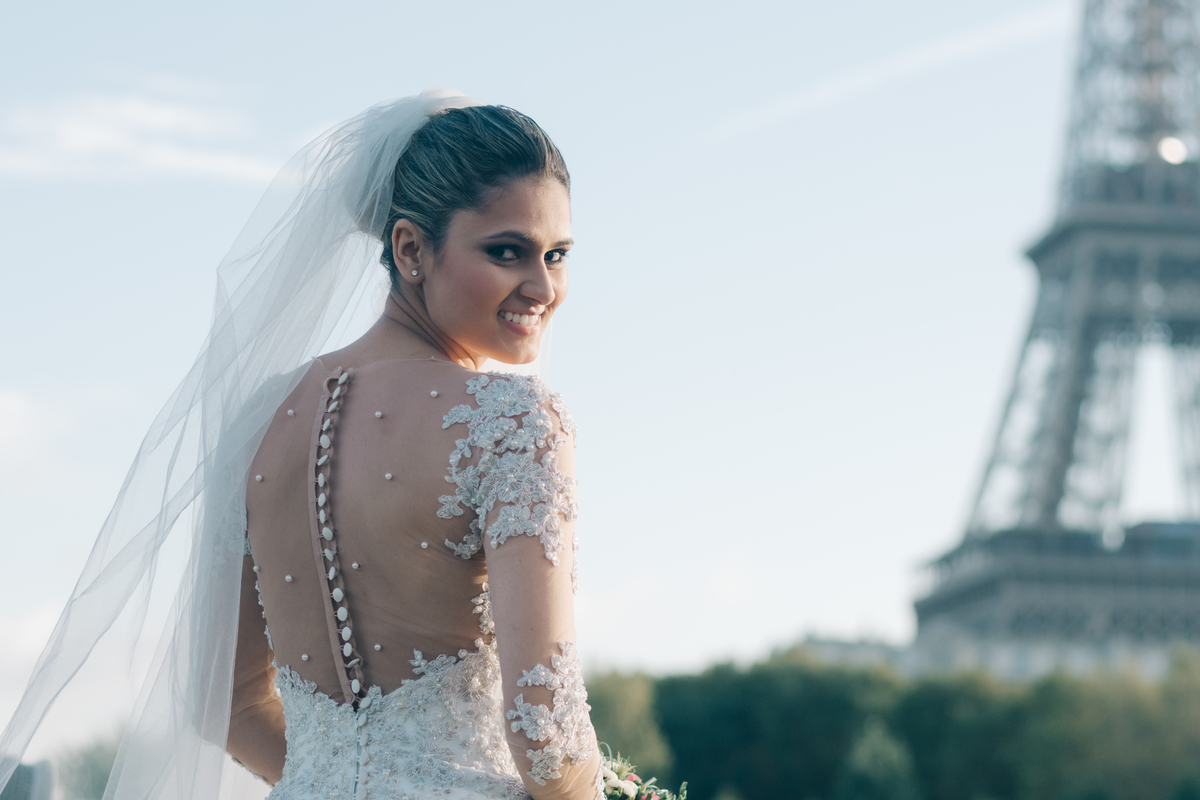 Ensaio de casal em Paris.