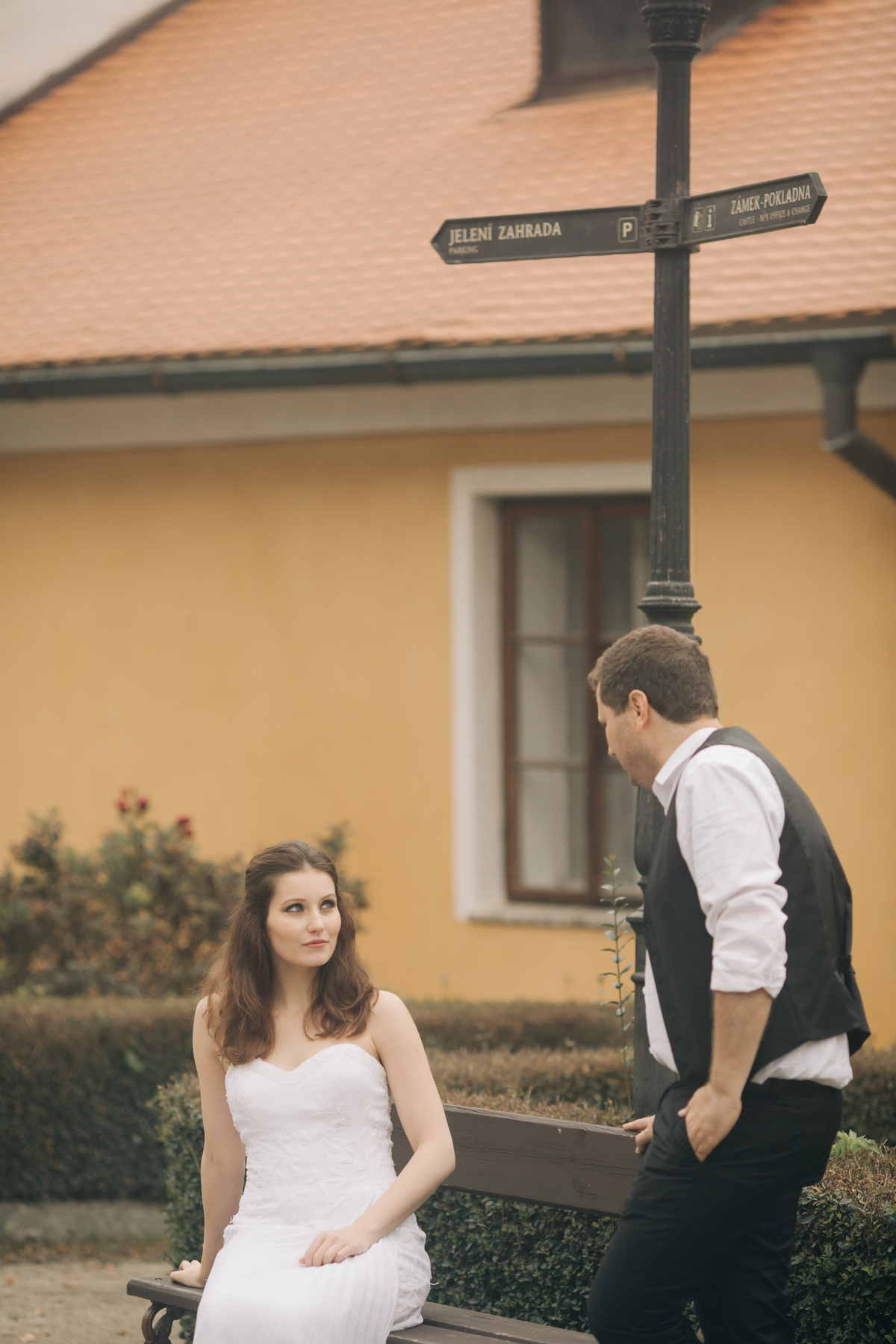 Ensaio de casal em Praga.