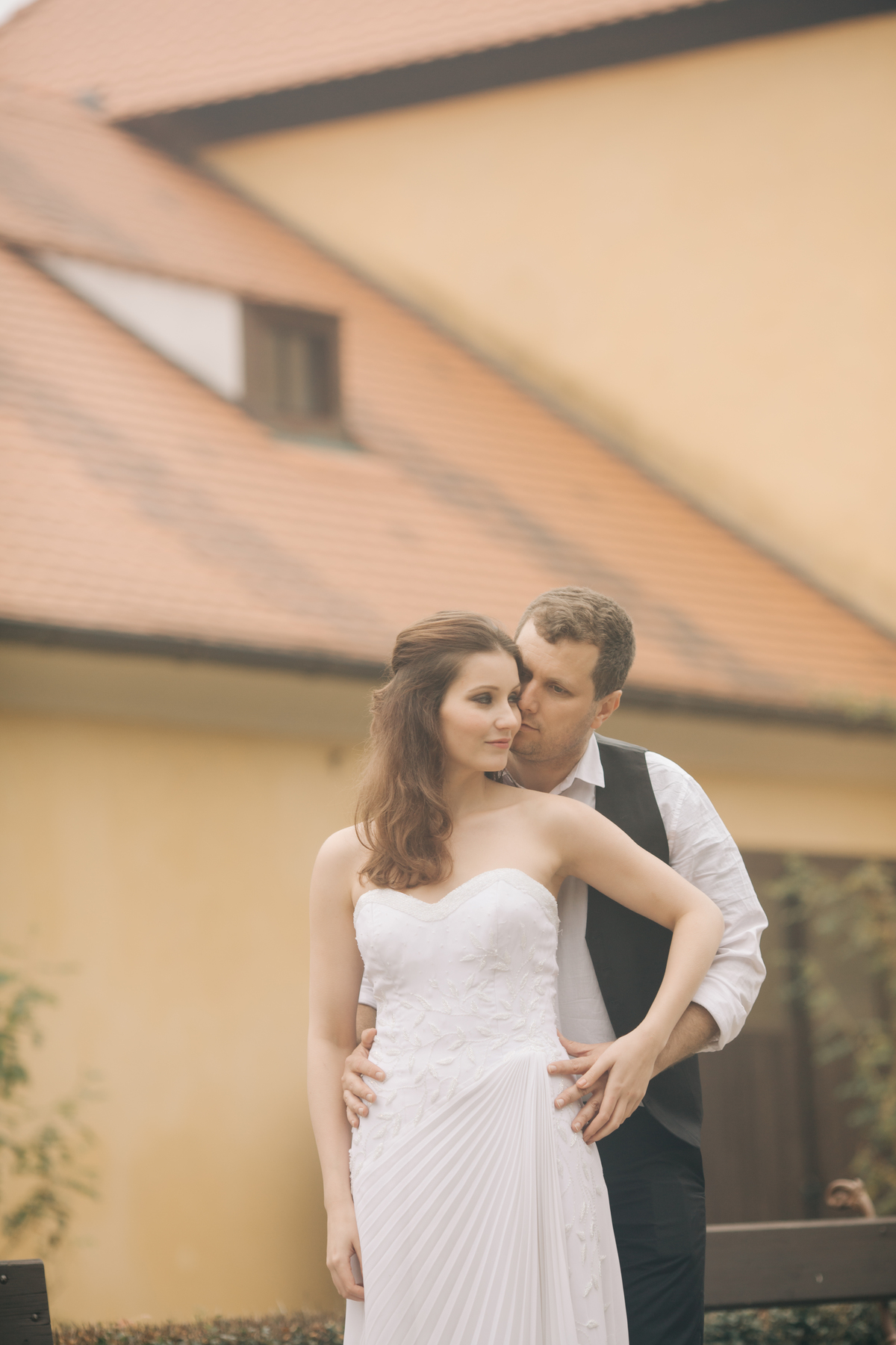 Ensaio de casal em Praga.