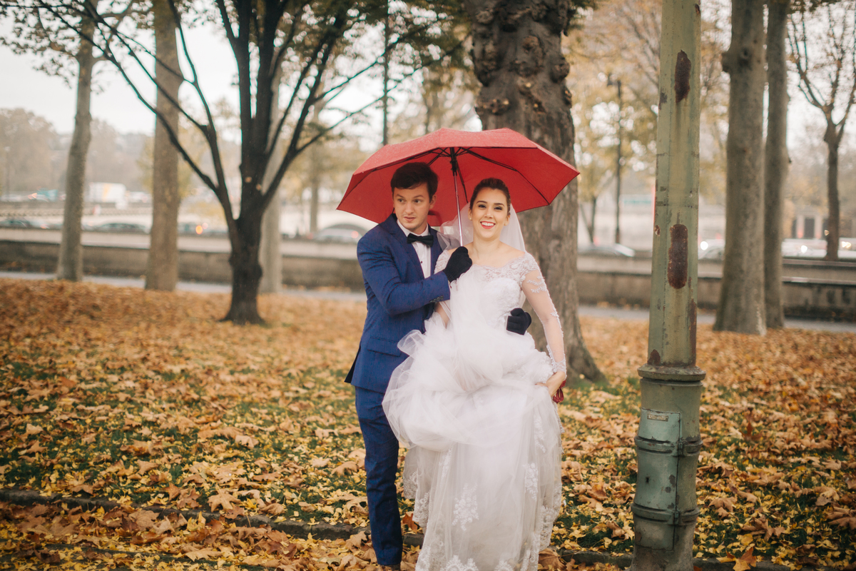 Ensaio de casal em Paris.