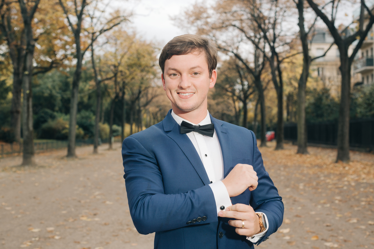 Ensaio de casal em Paris.