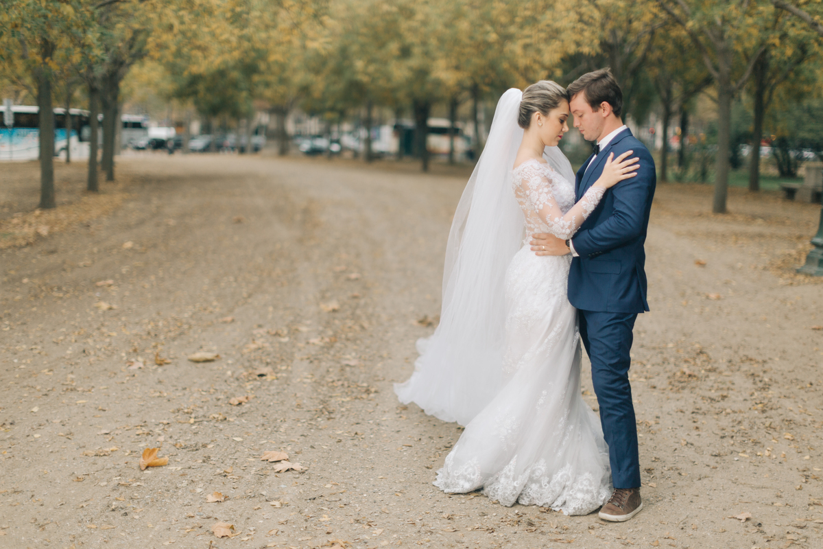 Ensaio de casal em Paris.