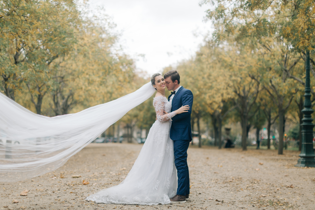 Ensaio de casal em Paris.