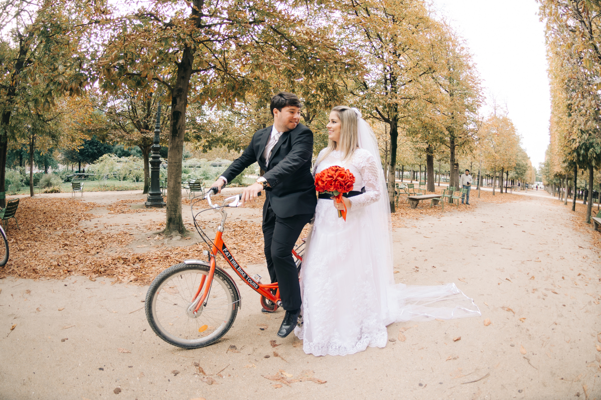 Ensaio de casal em Paris.