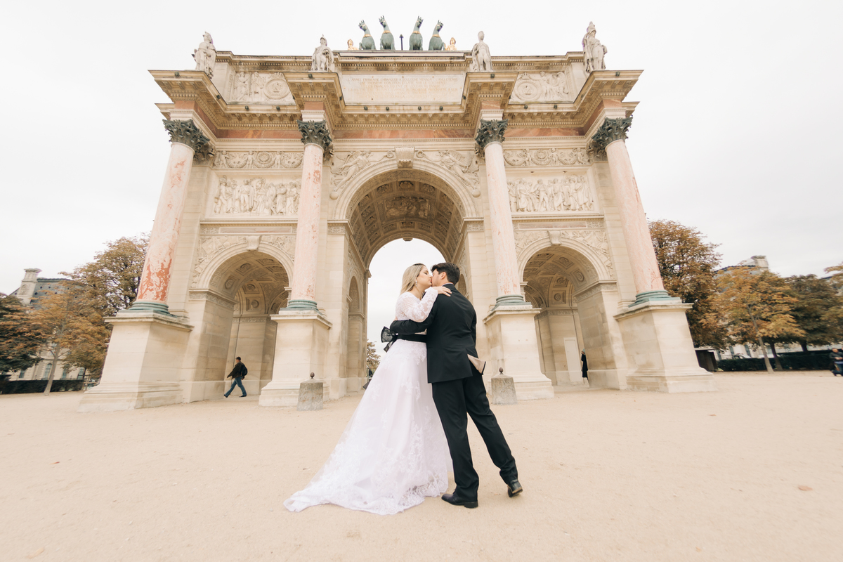 Ensaio de casal em Paris.