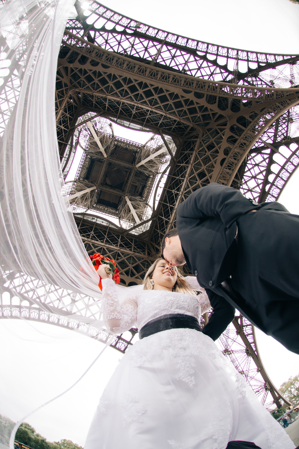 Ensaio de casal em Paris.