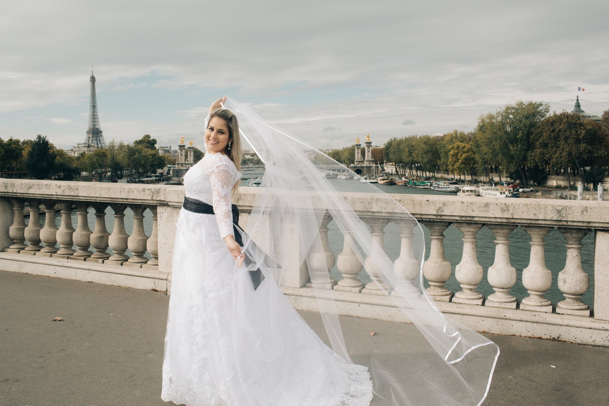 Ensaio de casal em Paris.