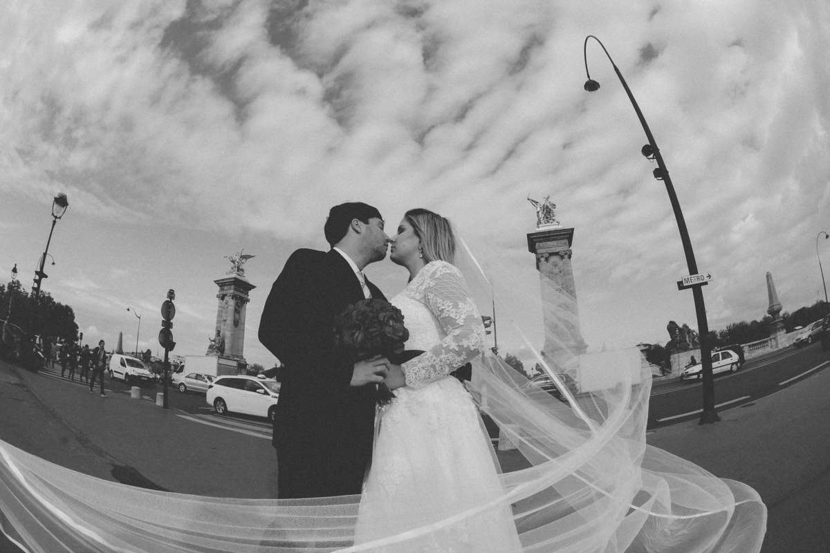 Ensaio de casal em Paris.