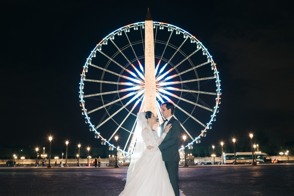 Ensaio de casal em Paris.