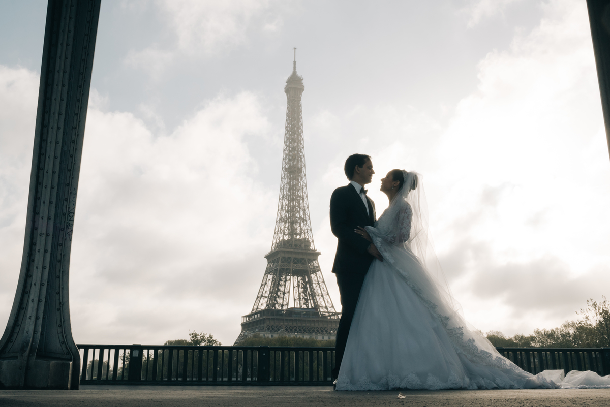Ensaio de casal em Paris.