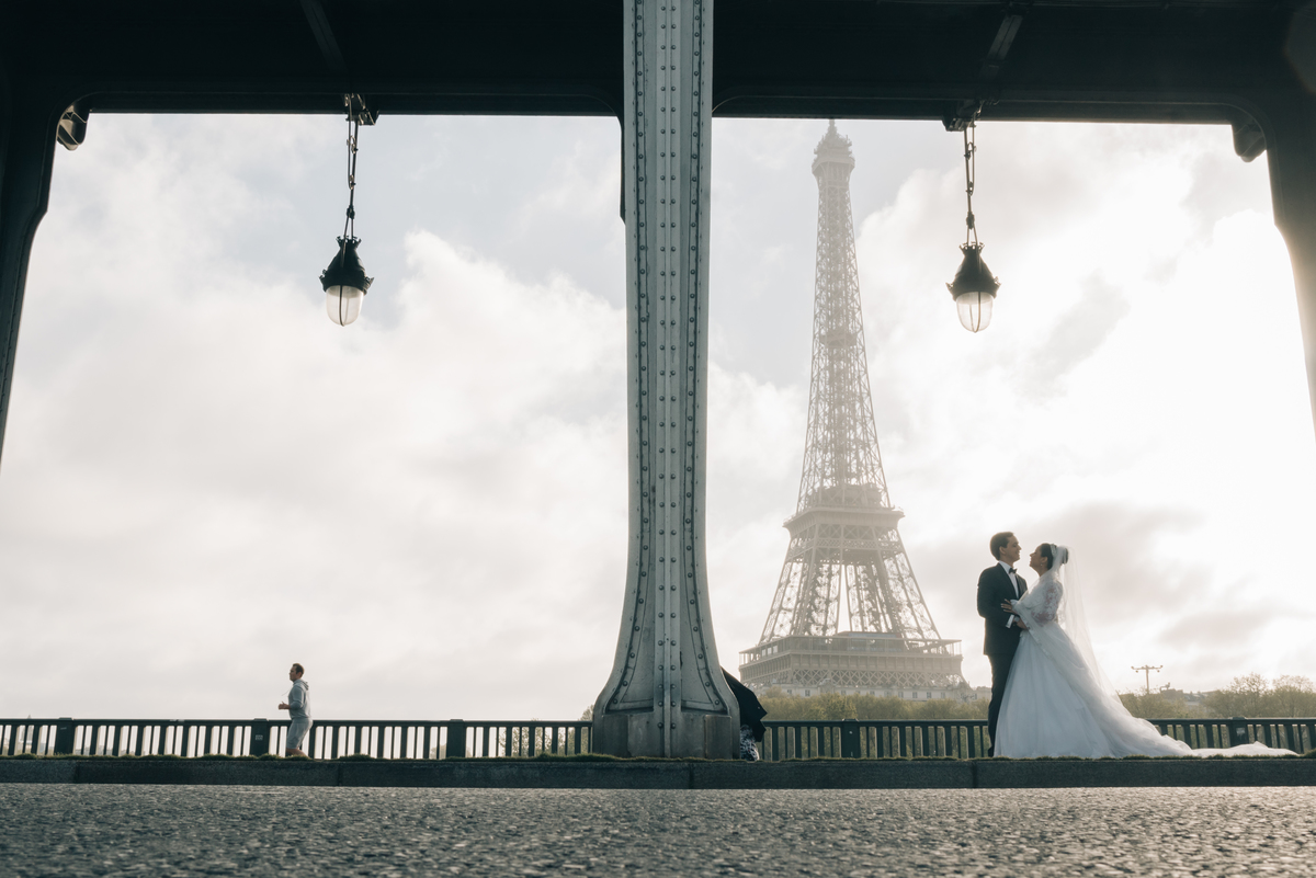Ensaio de casal em Paris.