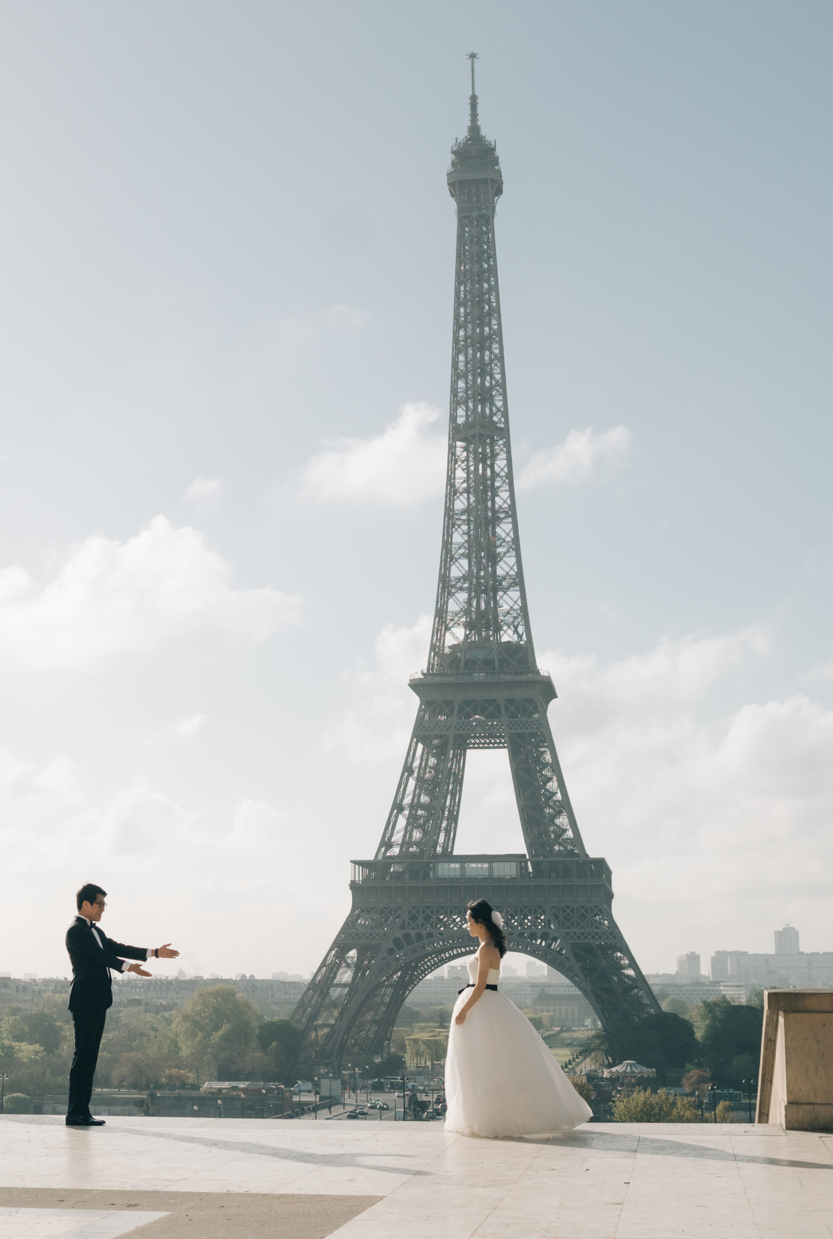 Ensaio de casal em Paris.