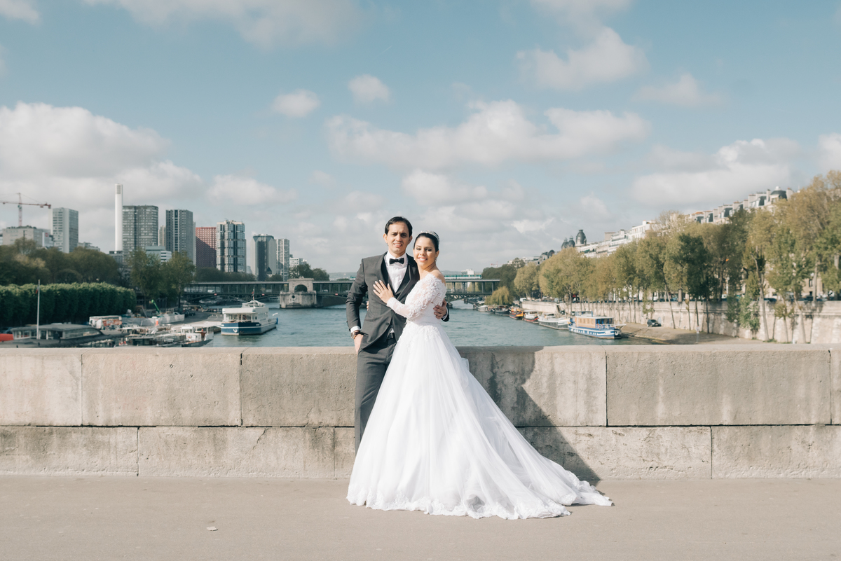 Ensaio de casal em Paris.