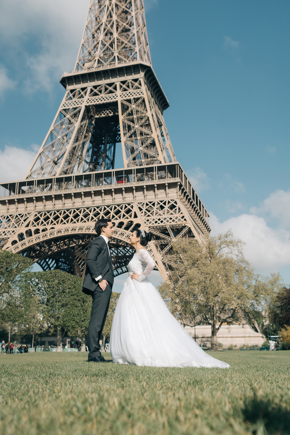 Ensaio de casal em Paris.