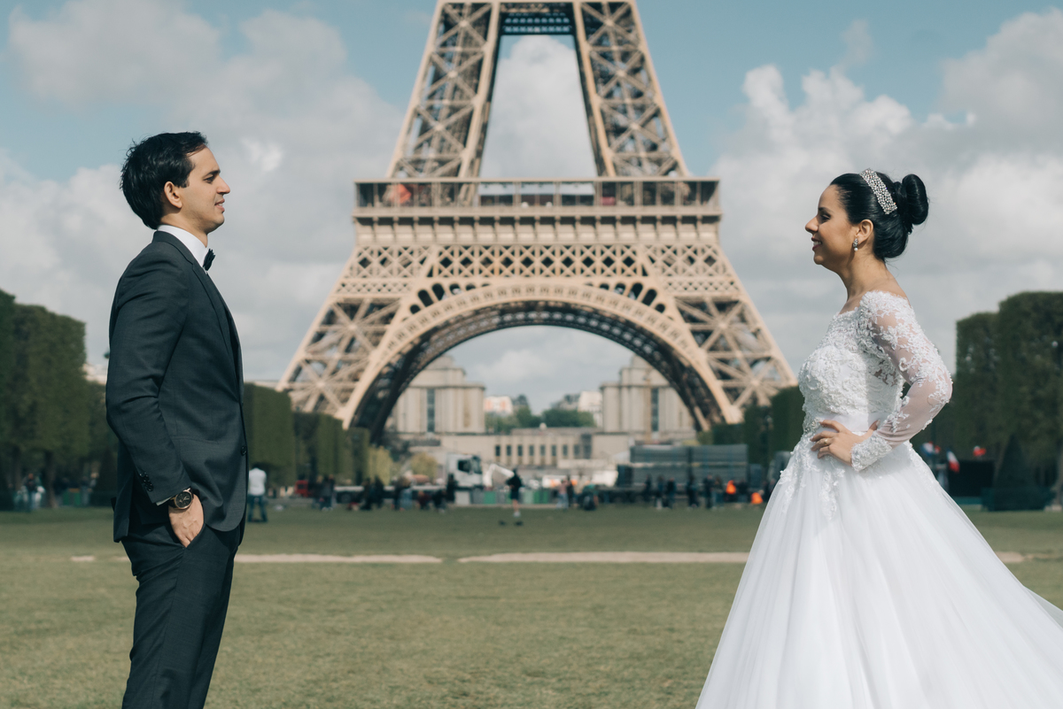 Ensaio de casal em Paris.