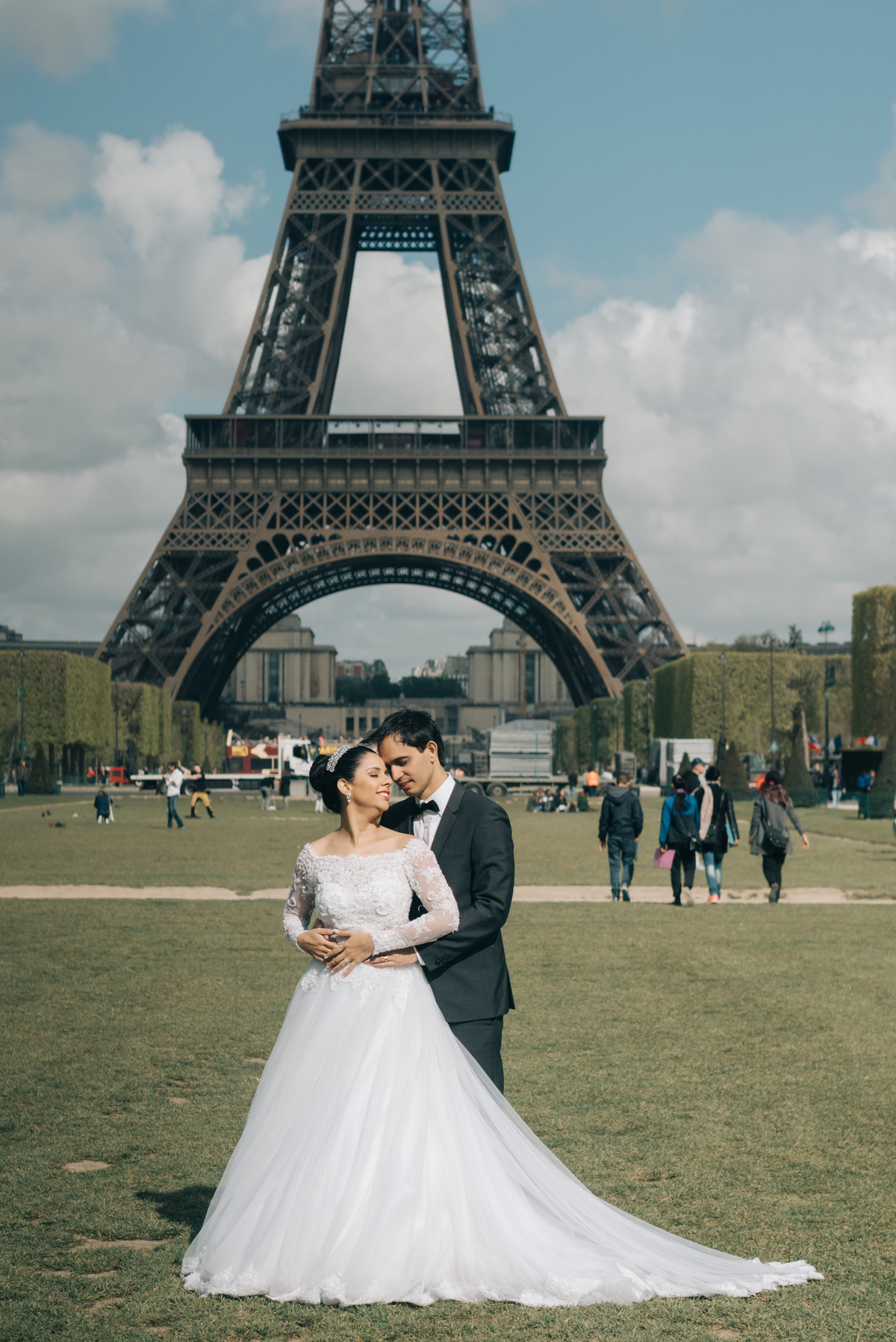 Ensaio de casal em Paris.