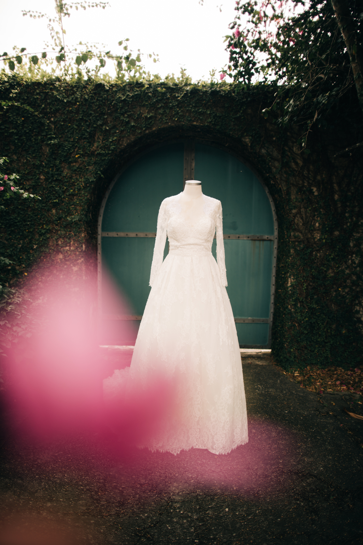 Vestido de casamento.