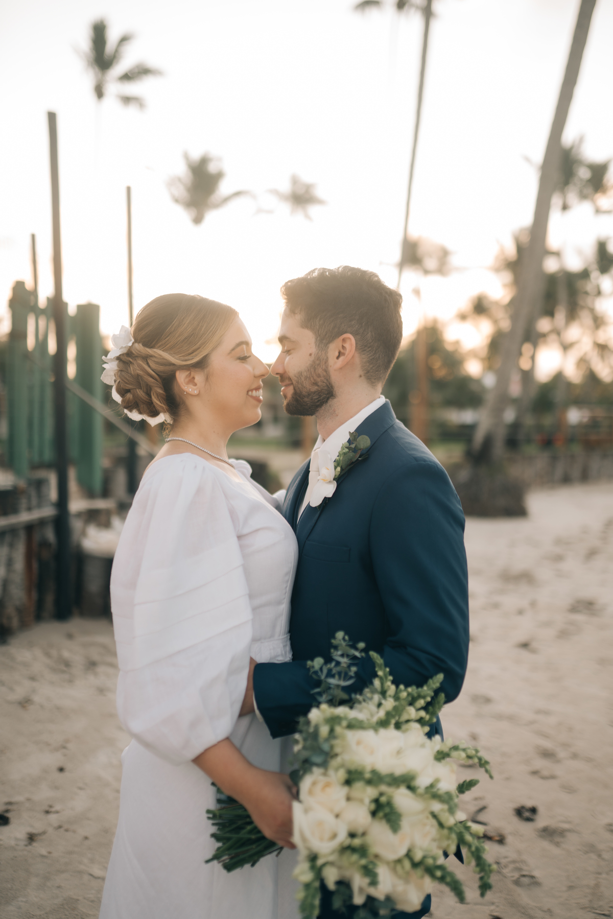 Ensaio do casal na praia dos Carneiros.