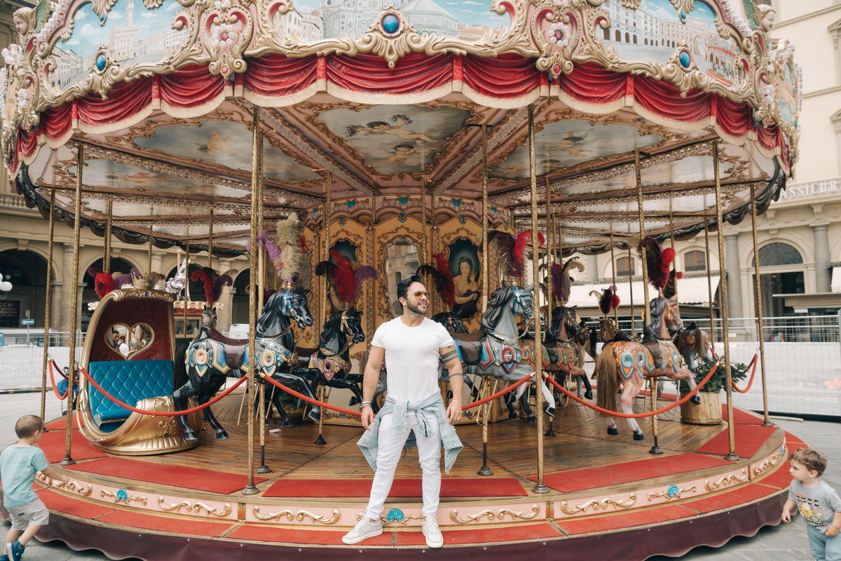 Ensaio de casal em Florença.