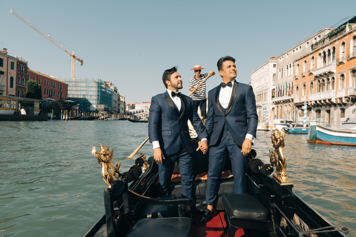 Ensaio de casal em Veneza.