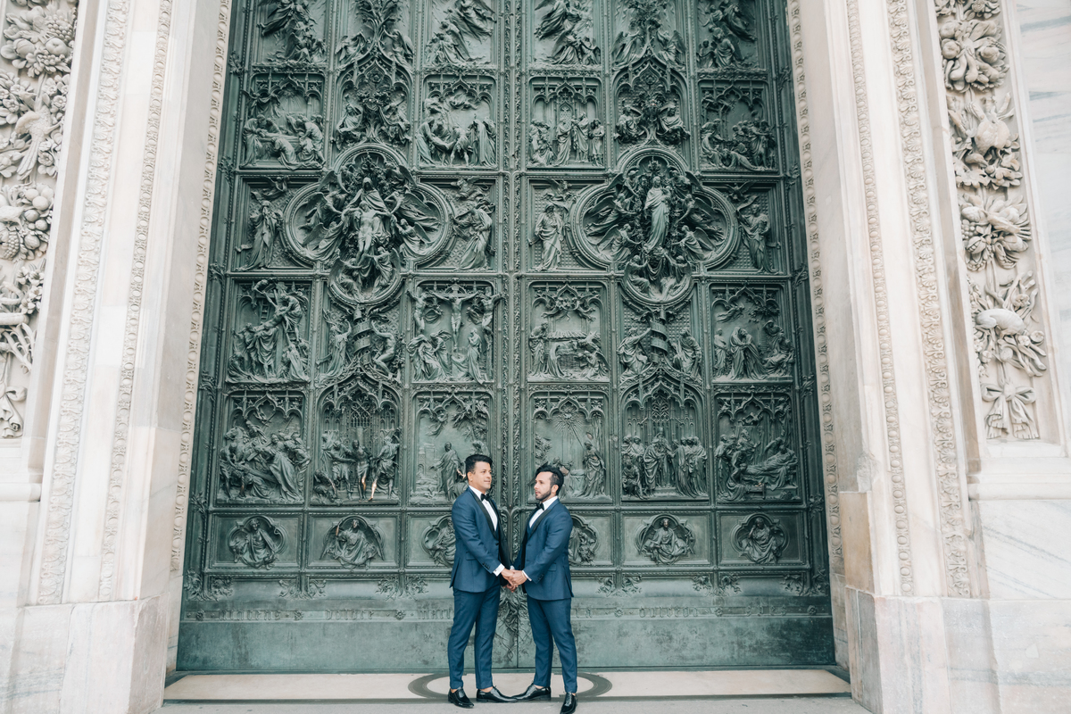 Ensaio de casal em Milão.