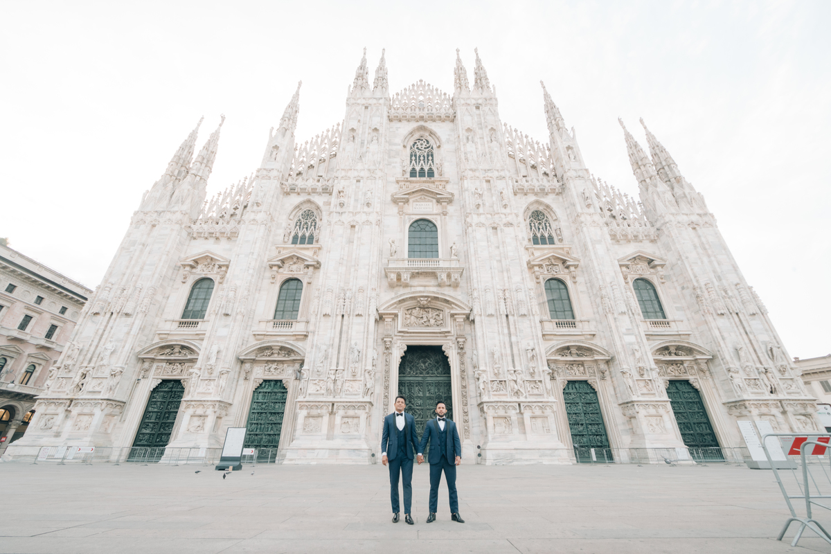 Ensaio de casal em Milão.