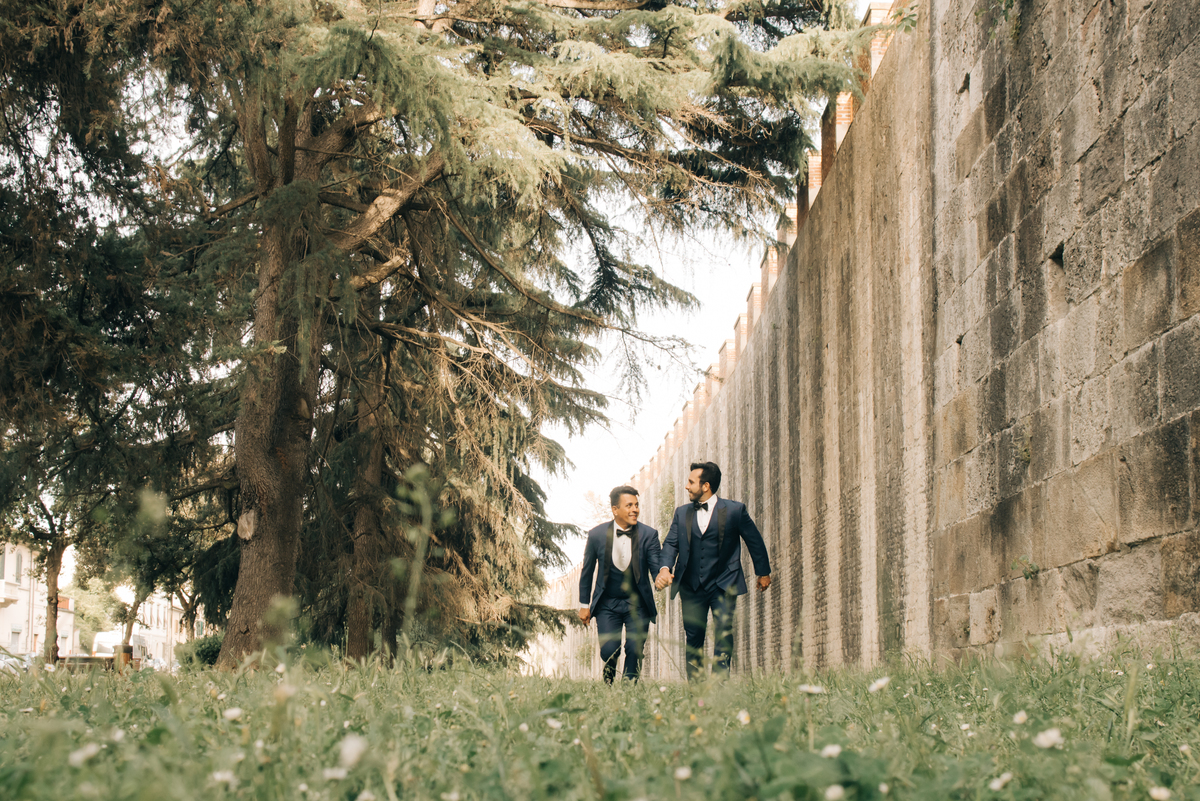 Ensaio pré wedding em Piza.