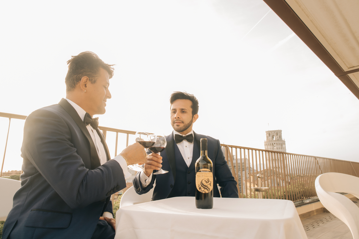 Ensaio pré wedding em Piza.