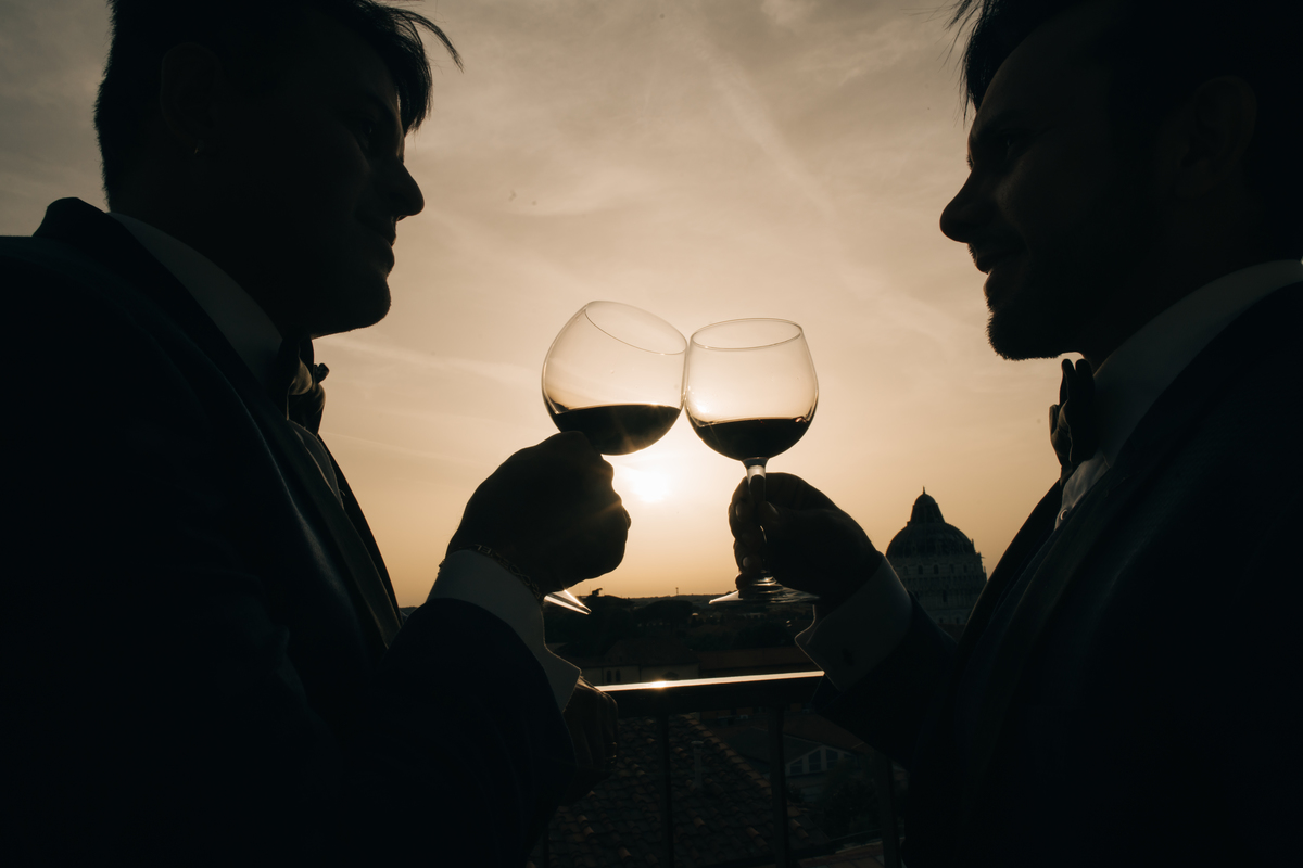 Ensaio pré wedding em Piza.