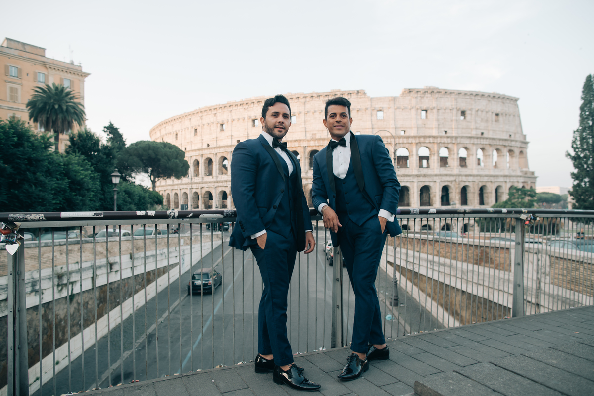 Ensaio de casal no coliseu.