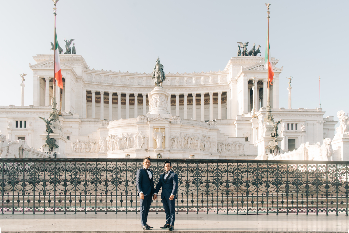 Ensaio de casal em Roma.